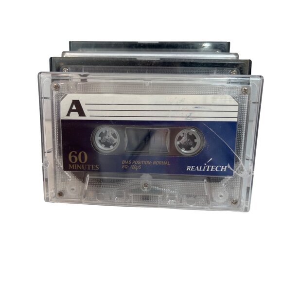 Realitech 60-Minute Blank Audio Cassette Tapes Set A392 - Picture 2 of 5